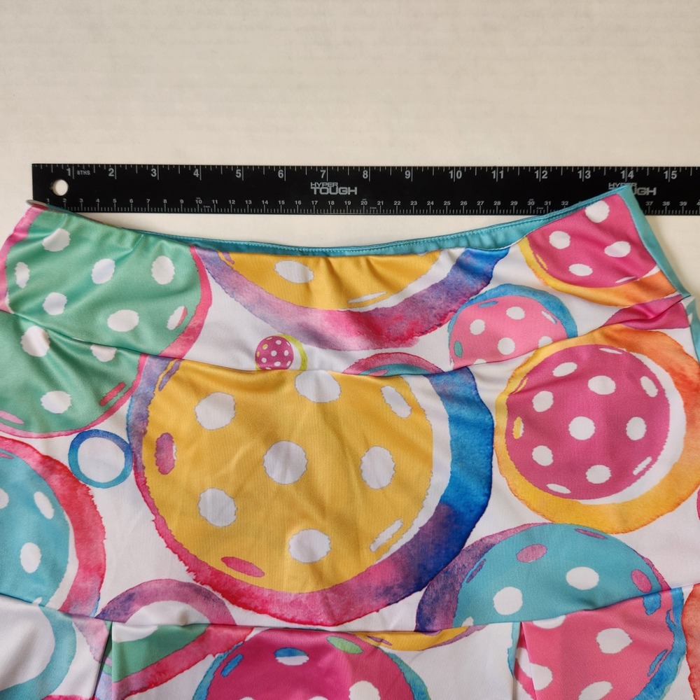 Dizzy Pickle Emily Classic Pickleball Skort Womens L Multi‎ Color Print Athletic - Picture 5 of 7
